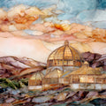 Biosphere 2 — ceramic art tile