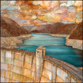 Roosevelt Dam Roosevelt Lake — ceramic art tile