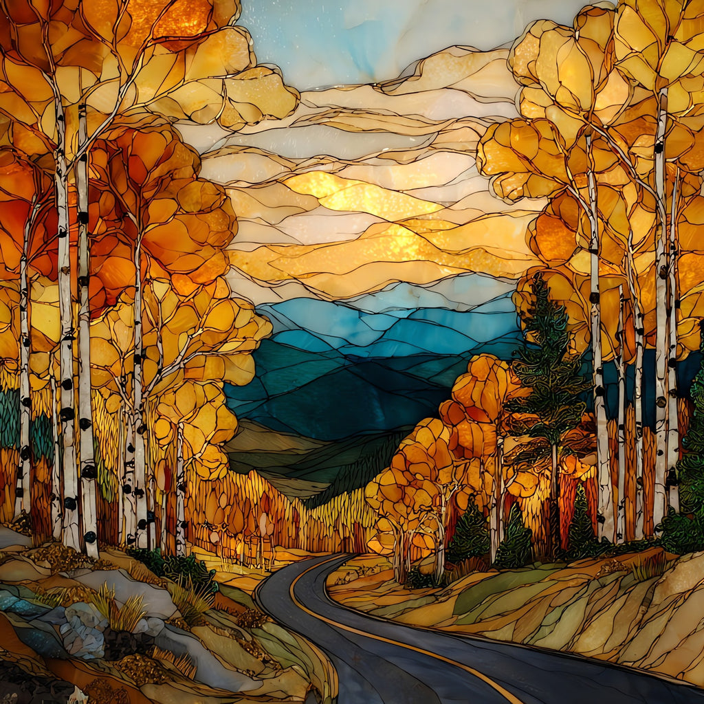 Coronado Trail — ceramic art tile