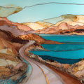 Highway 95 Lake Havasu — ceramic art tile