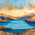 Lake Havasu — ceramic art tile