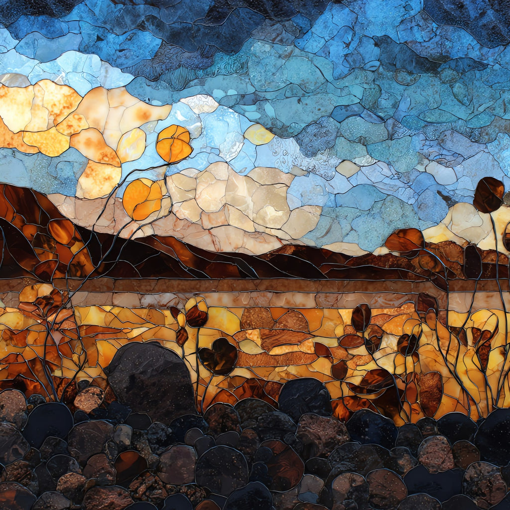 Sears Point petroglyphs Sedona — ceramic art tile