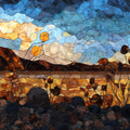 Sears Point petroglyphs Sedona — ceramic art tile
