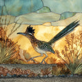 Roadrunner — ceramic art tile