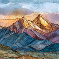 Mount Wilson and Wilson Peak San Juans Ceramic Art Tile — ceramic art tile