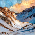 Arapahoe Basin closing day Front Range Ceramic Art Tile — ceramic art tile