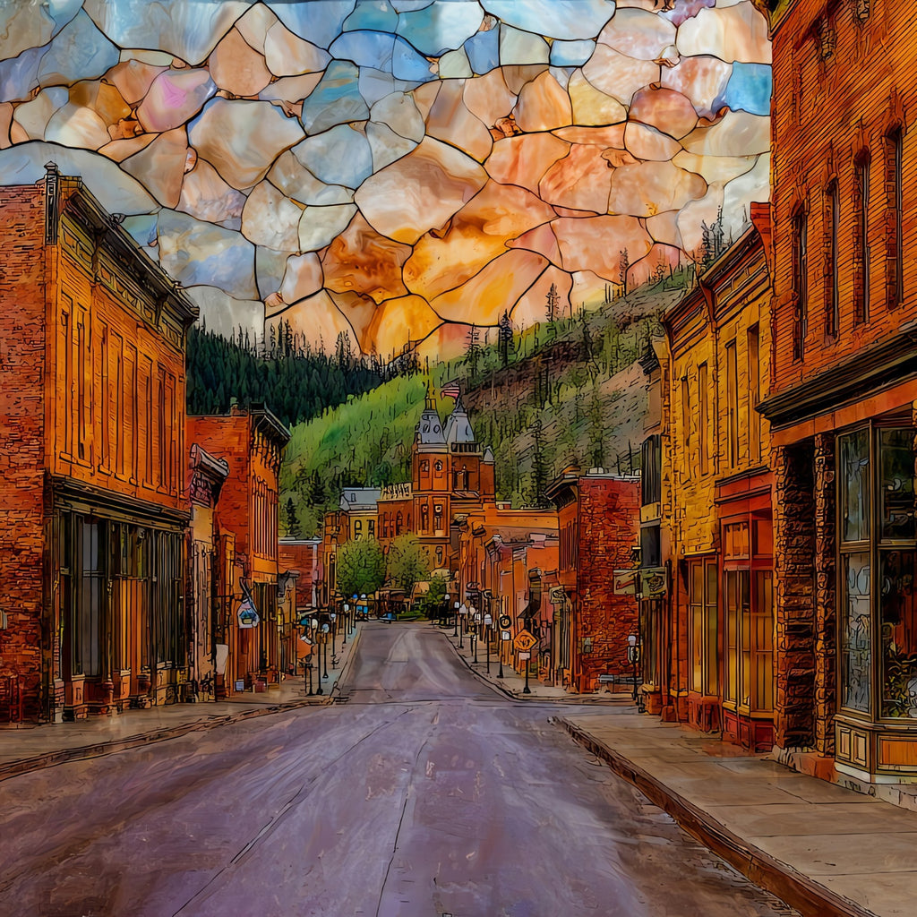 Cripple Creek historic district Front Range Ceramic Art Tile — ceramic art tile