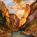 Eldorado Canyon climbing walls Front Range Ceramic Art Tile — ceramic art tile