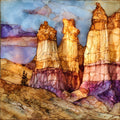 Paint Mines Interpretive Park Ceramic Art Tile — ceramic art tile
