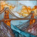 Royal Gorge bridge Ceramic Art Tile — ceramic art tile