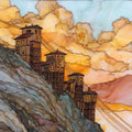 Liberty Bell Mine Telluride San Juans Ceramic Art Tile — ceramic art tile