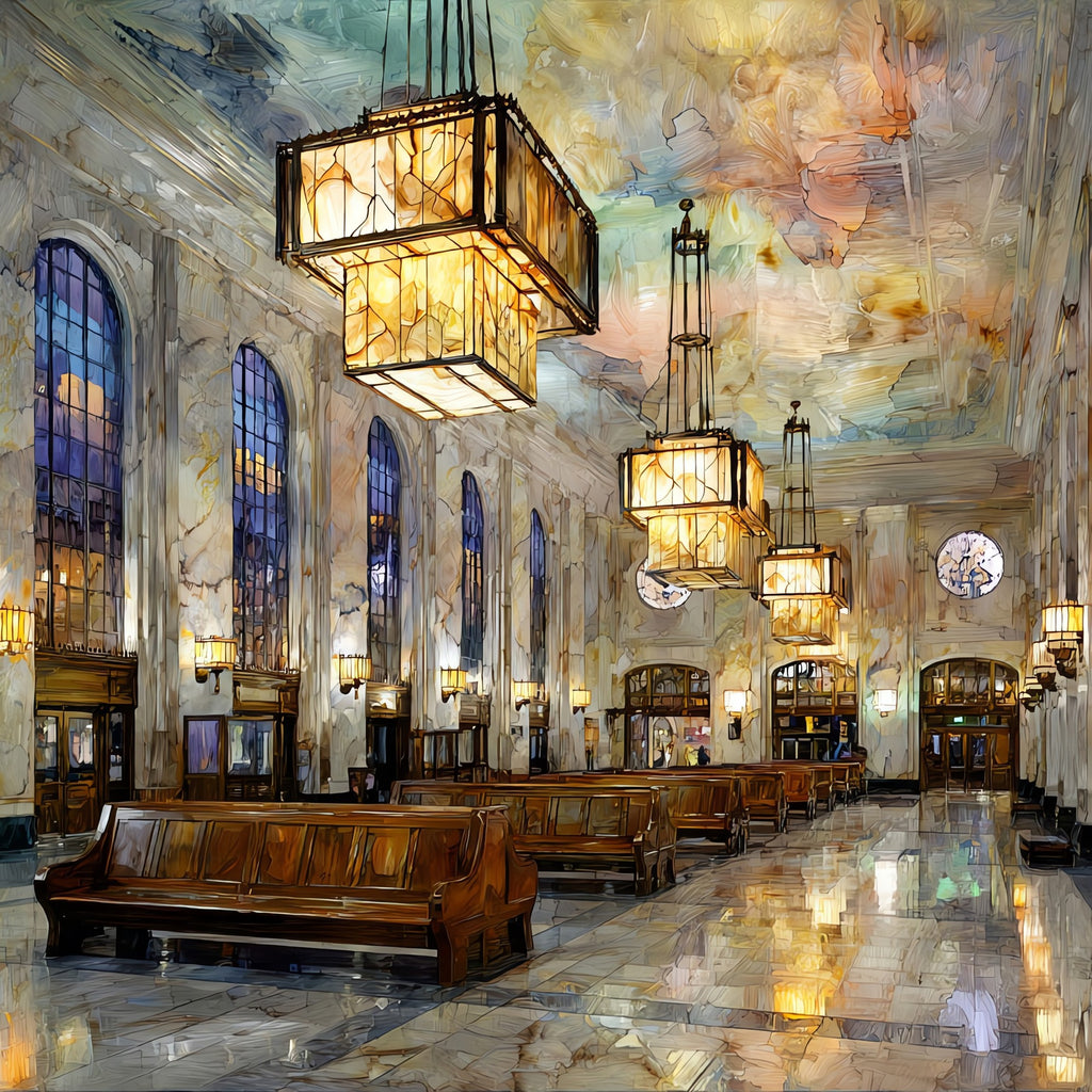 Denver Union Station great hall Denver Metro Ceramic Art Tile — ceramic art tile
