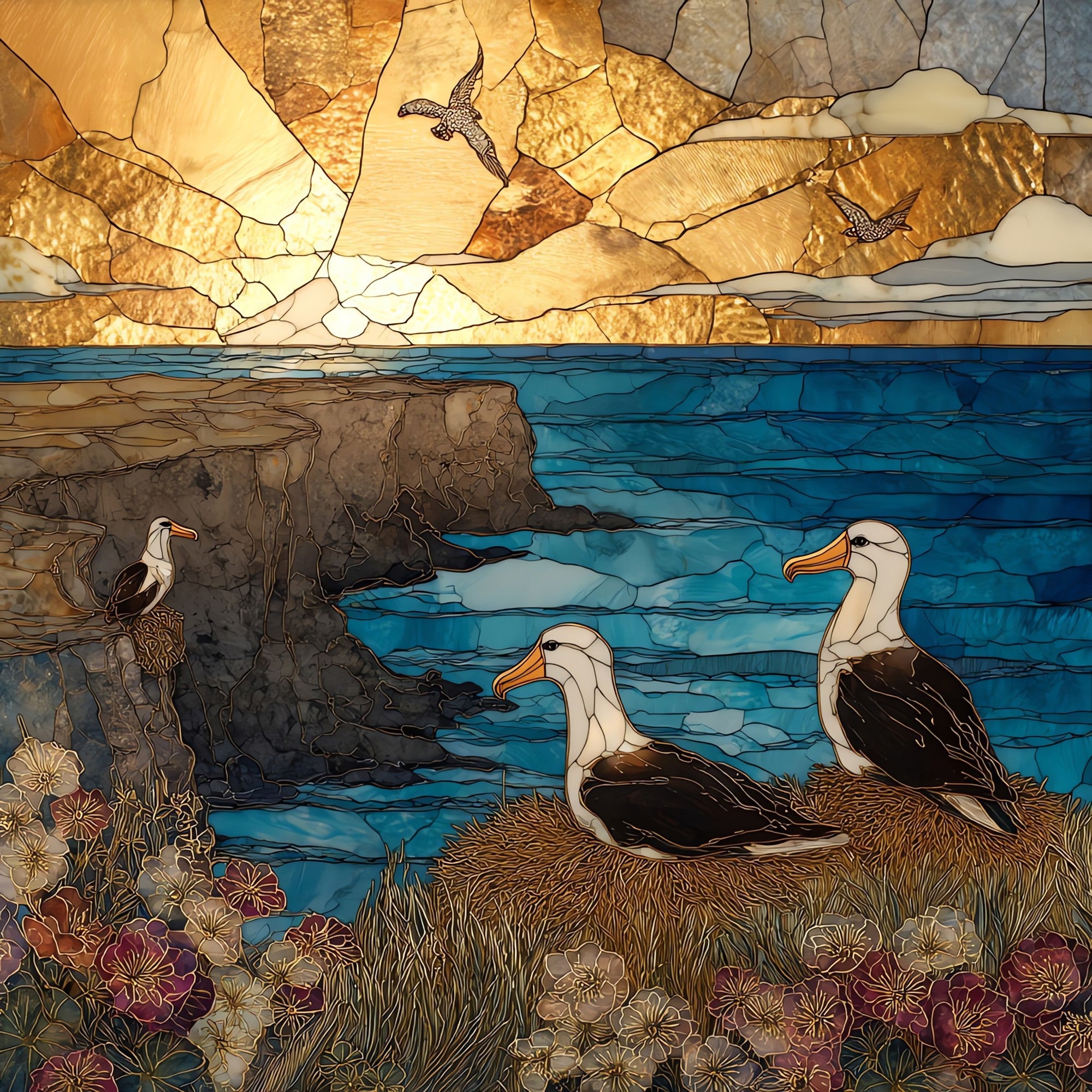 Kaena Point Oahu Ceramic Art Tile — ceramic art tile