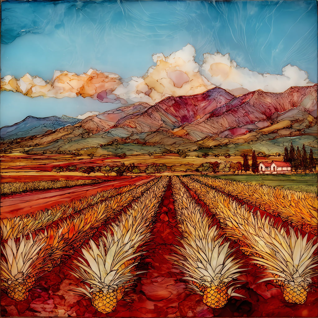 Dole Plantation Oahu Ceramic Art Tile — ceramic art tile