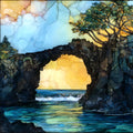 Pailoa Sea Arch Maui Ceramic Art Tile — ceramic art tile