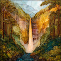 Akaka Falls Big Island Ceramic Art Tile — ceramic art tile