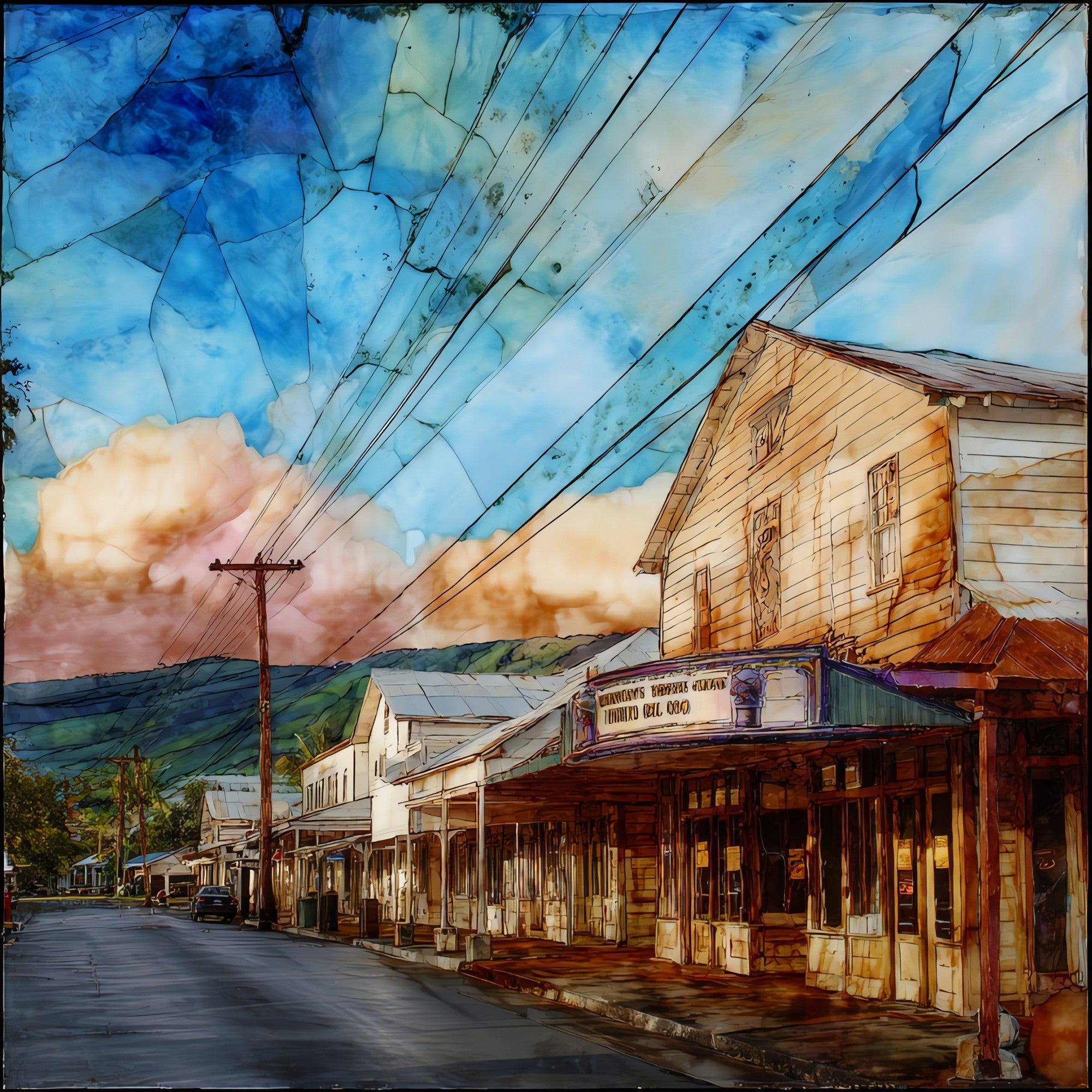 Honokaa Hamakua Big Island Ceramic Art Tile — ceramic art tile