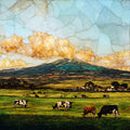 Parker Ranch Big Island Ceramic Art Tile — ceramic art tile