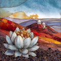 Mauna Kea Silversword Big Island Ceramic Art Tile — ceramic art tile