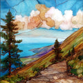 Munro Trail Lanaihale Ceramic Art Tile — ceramic art tile