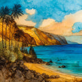 Kaiolohia Lanai Ceramic Art Tile — ceramic art tile
