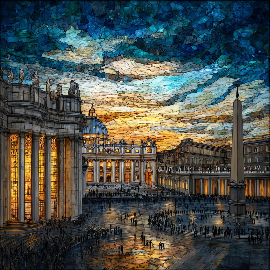 St Peter's Square — ceramic art tile