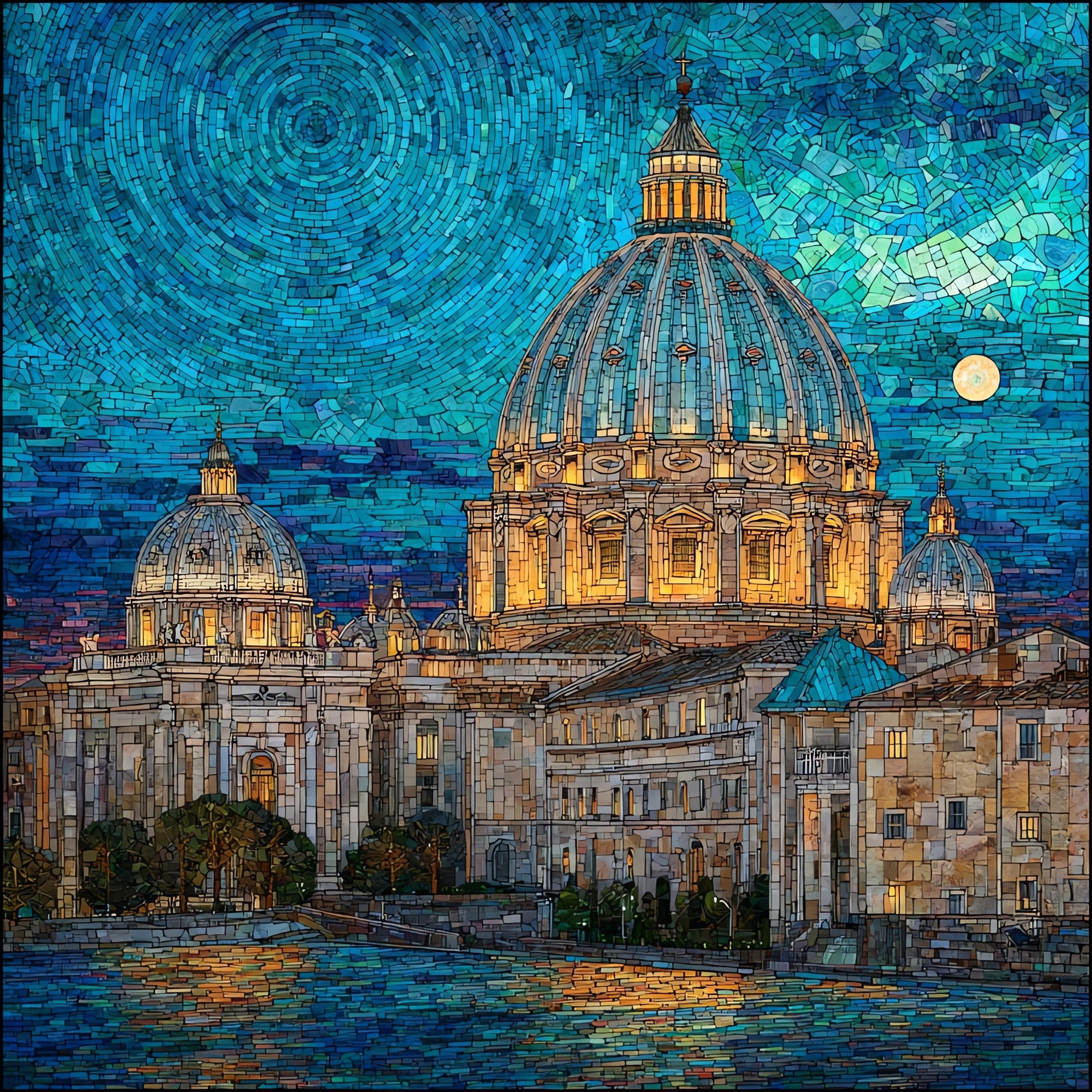 Santa Maria Maggiore — ceramic art tile