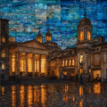 Piazza del Campidoglio — ceramic art tile