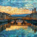 Ponte Vecchio — ceramic art tile