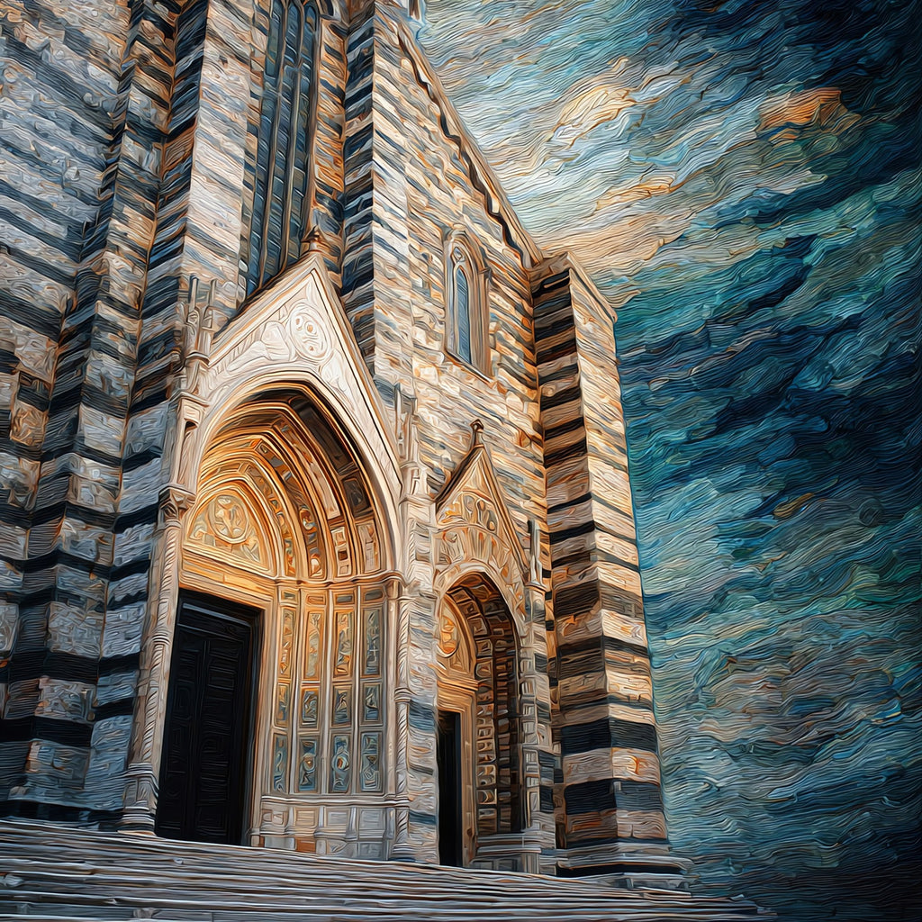 Siena Duomo — ceramic art tile