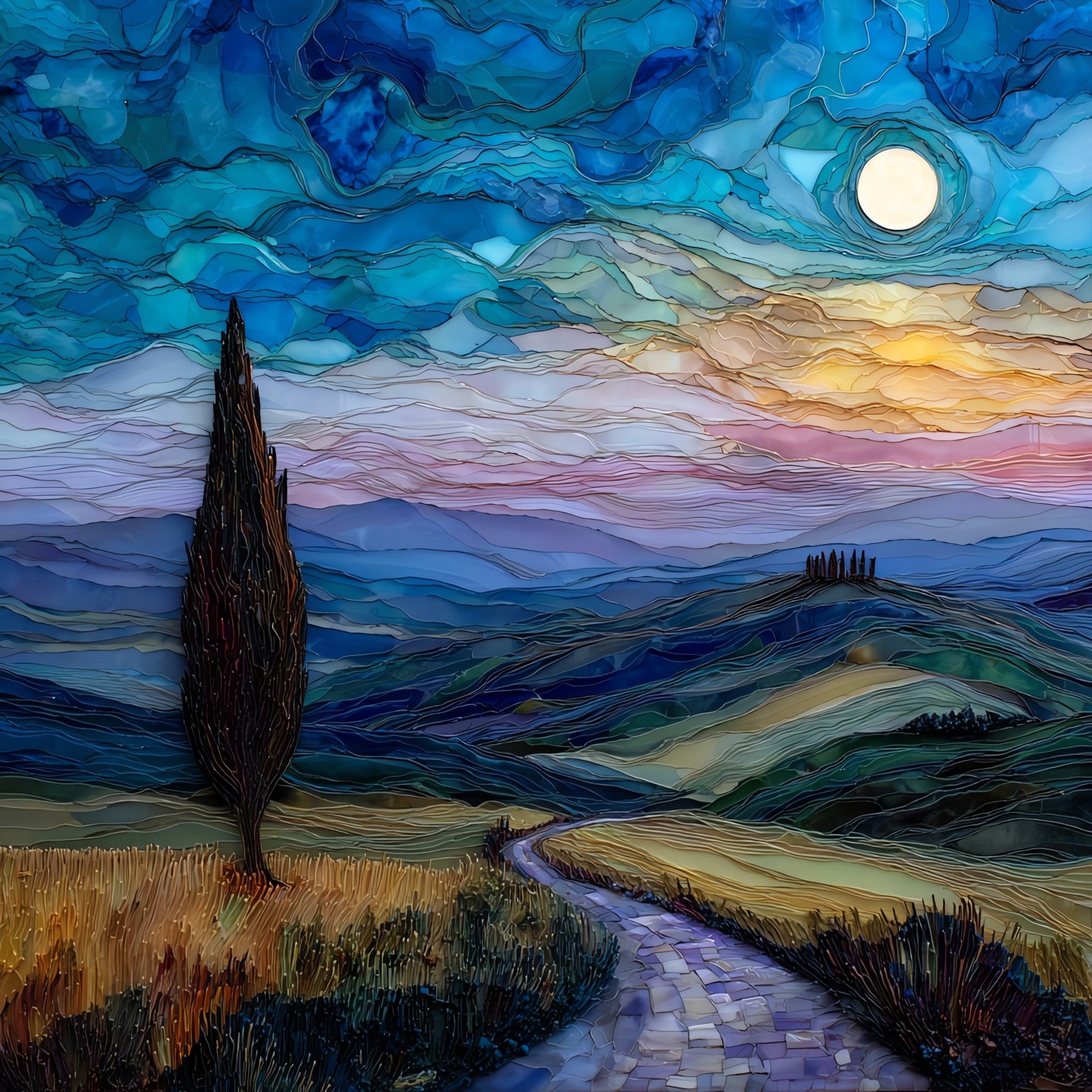 Crete Senesi — ceramic art tile