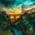 Ponte delle Torri — ceramic art tile