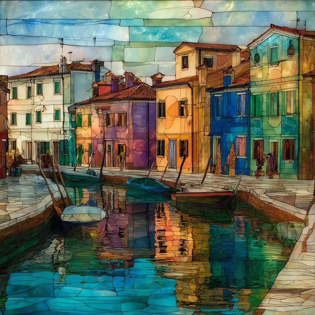 Burano — ceramic art tile