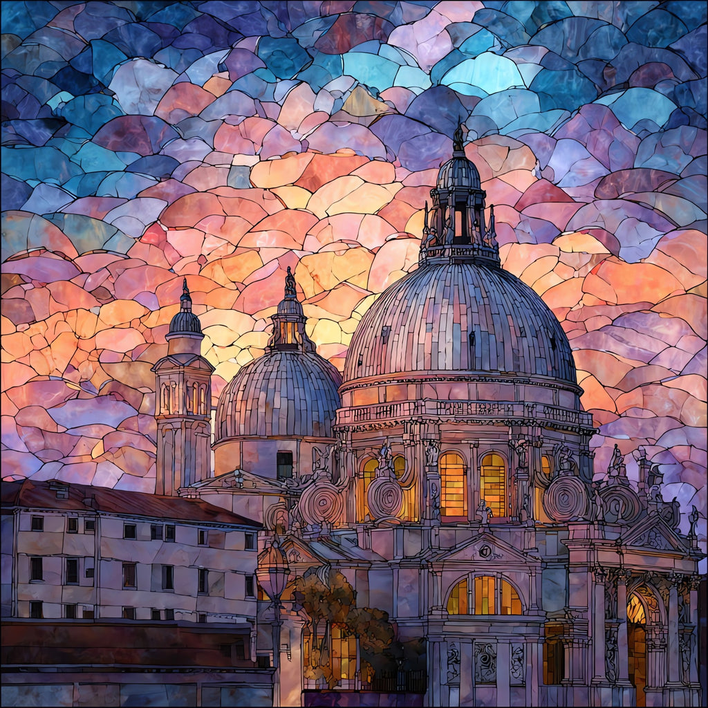 Santa Maria della Salute — ceramic art tile