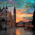 Palladian Basilica — ceramic art tile