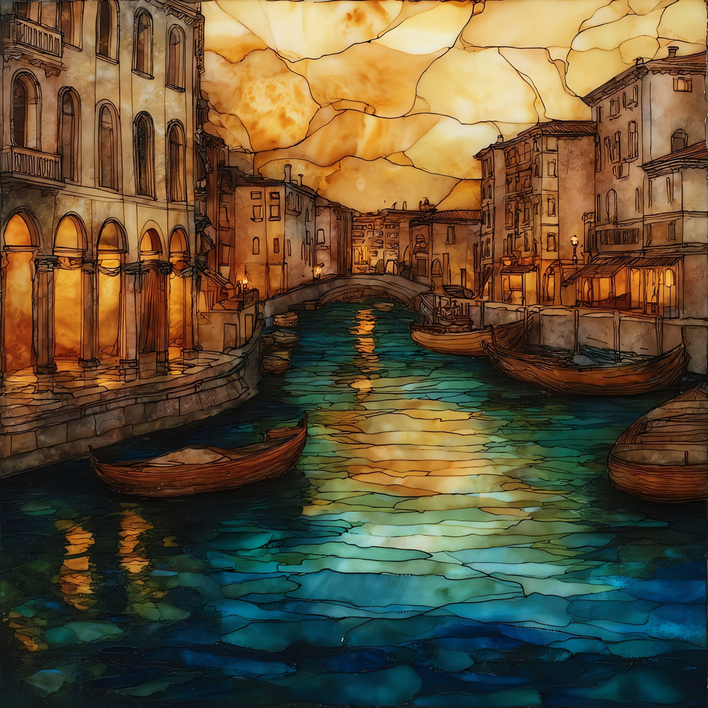 Treviso Canals — ceramic art tile