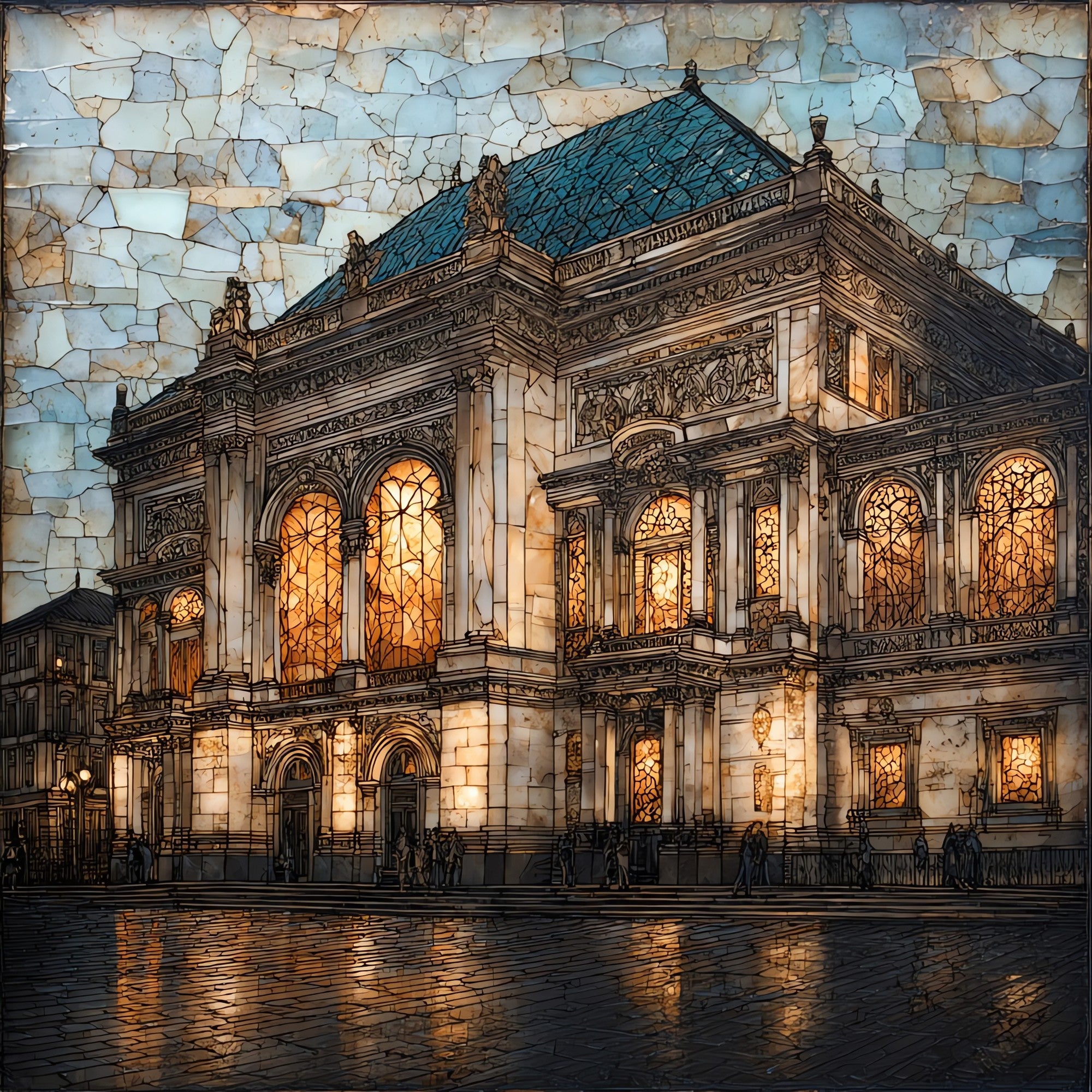 La Scala — ceramic art tile