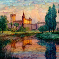 Sforza Castle — ceramic art tile