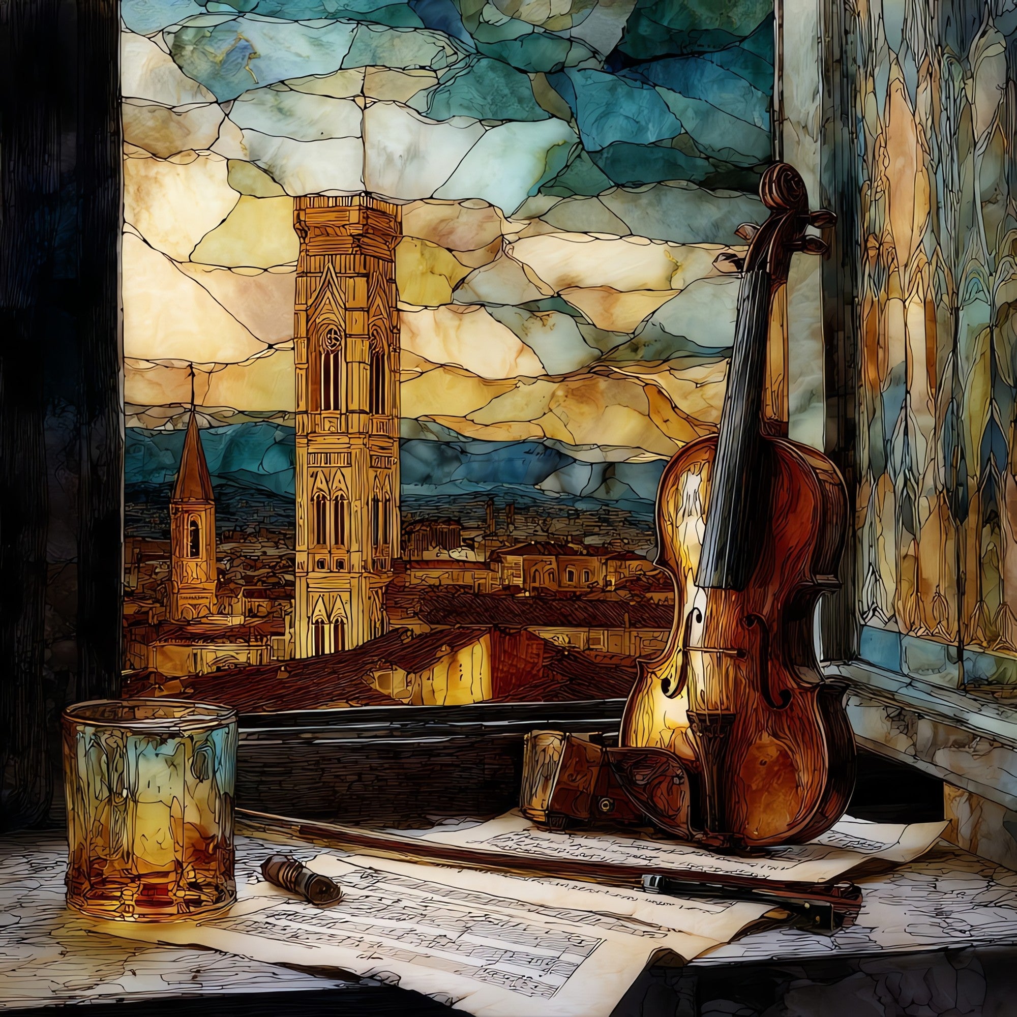 Cremona — ceramic art tile