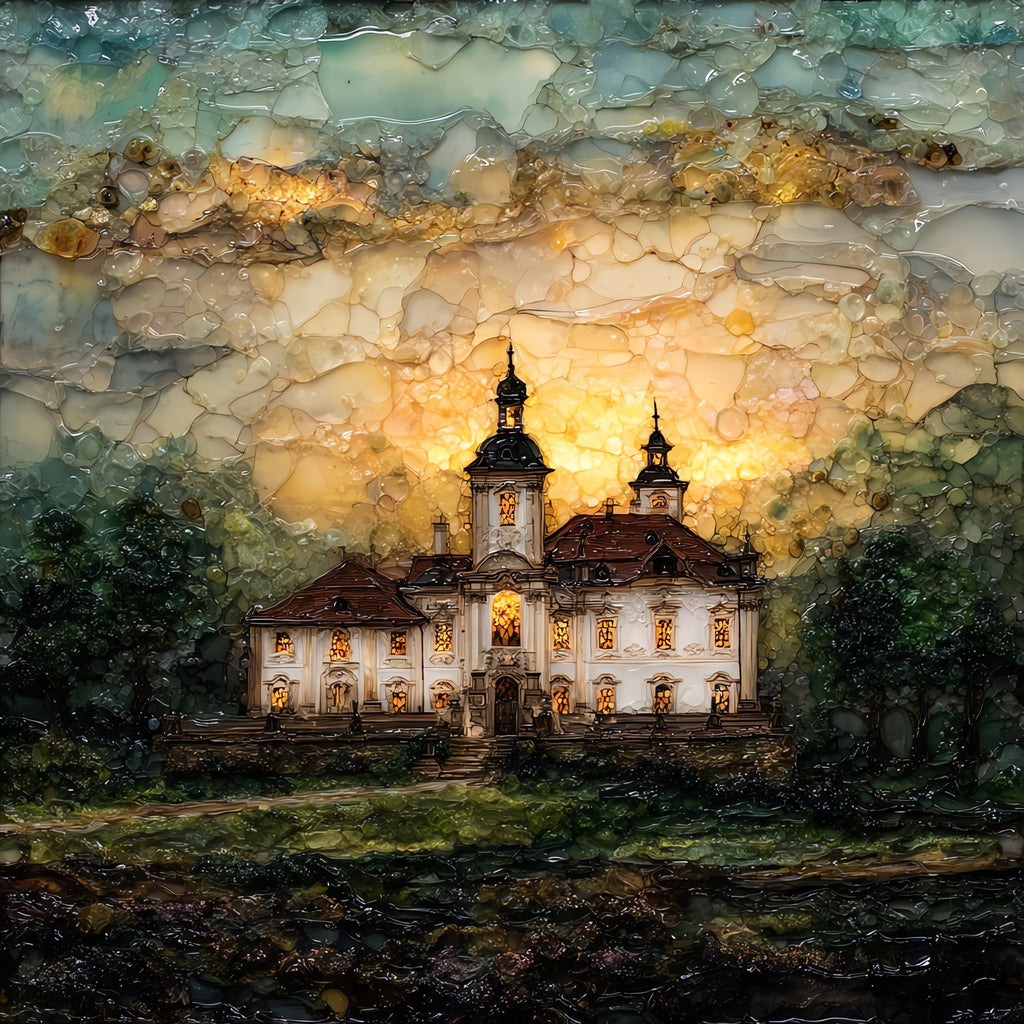 Palazzina di Stupinigi — ceramic art tile