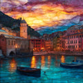 Vernazza — ceramic art tile