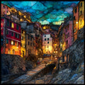 Riomaggiore — ceramic art tile
