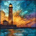 Genoa Harbor — ceramic art tile