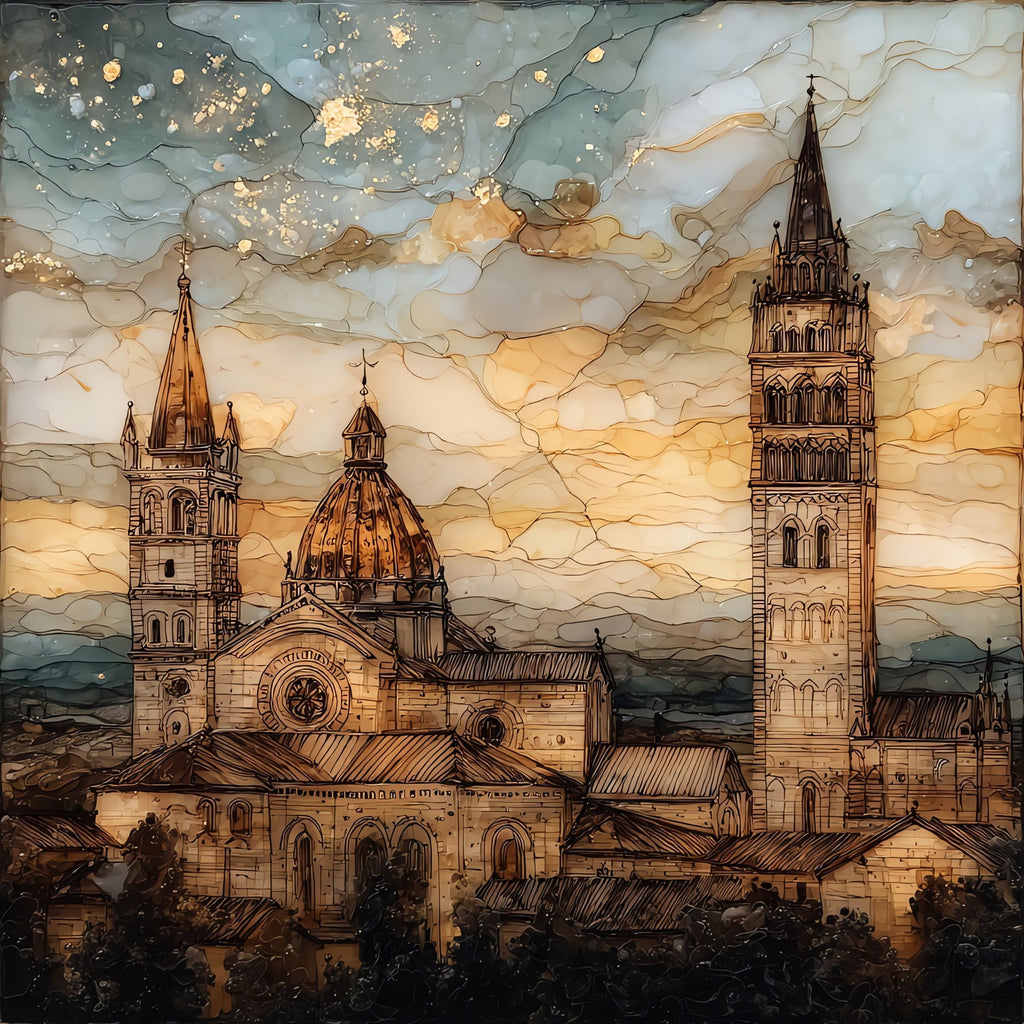 Modena Cathedral — ceramic art tile