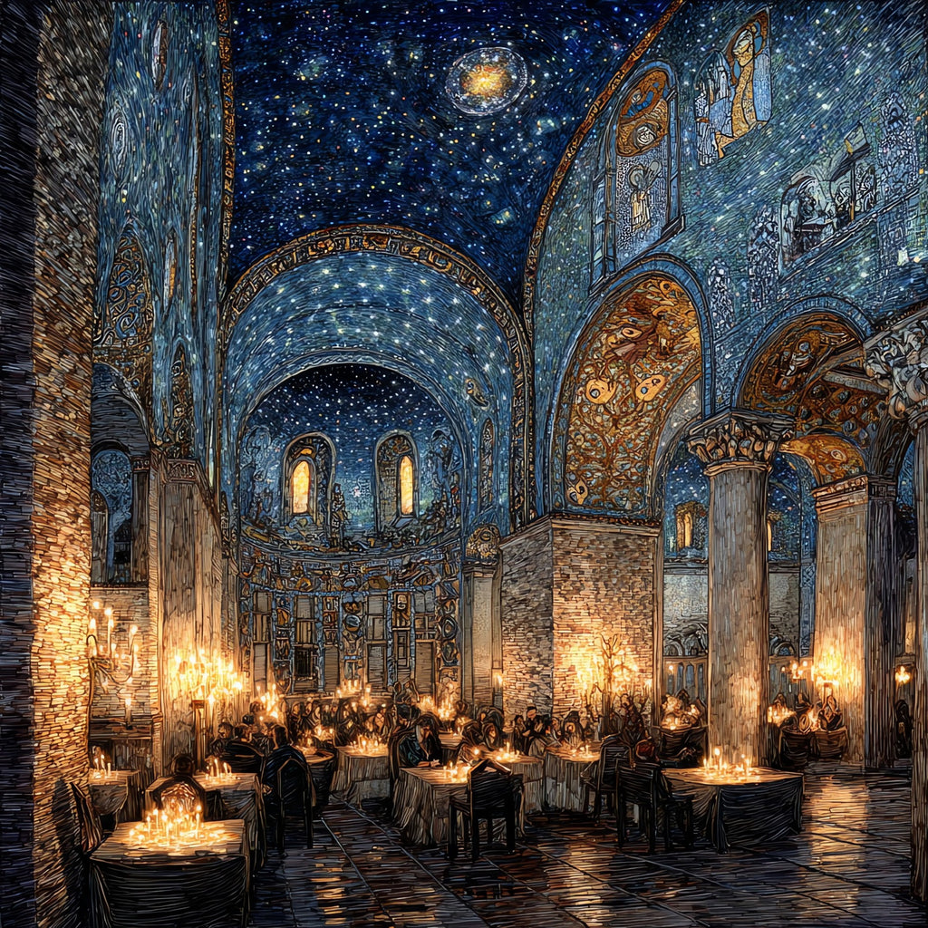 Basilica of San Vitale — ceramic art tile