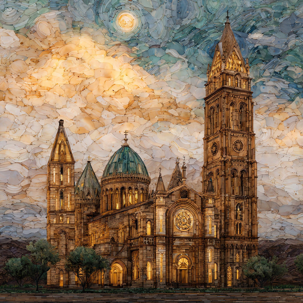 Palermo Cathedral — ceramic art tile