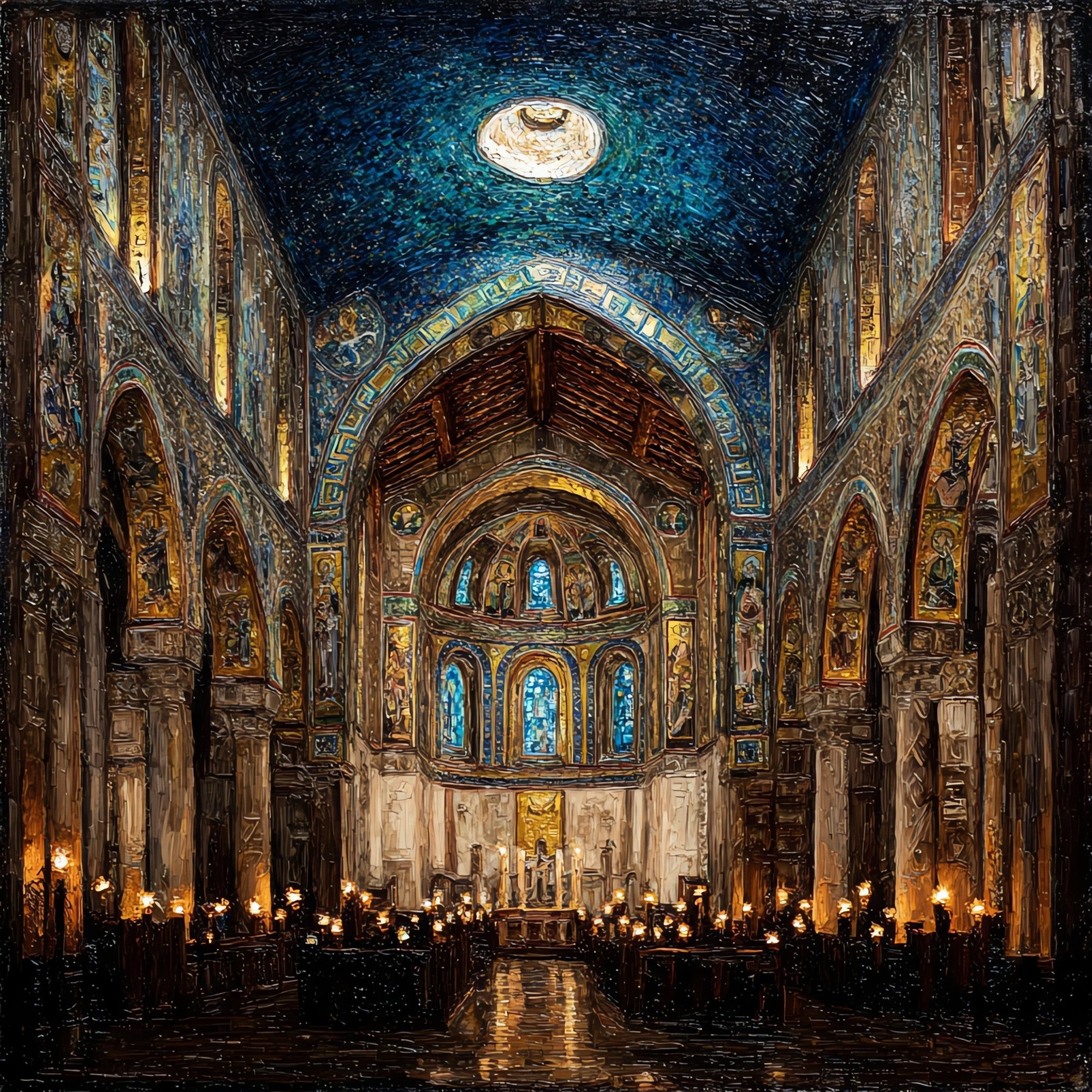 Monreale Cathedral — ceramic art tile