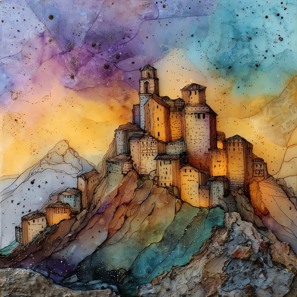 Erice — ceramic art tile