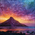 Stromboli — ceramic art tile