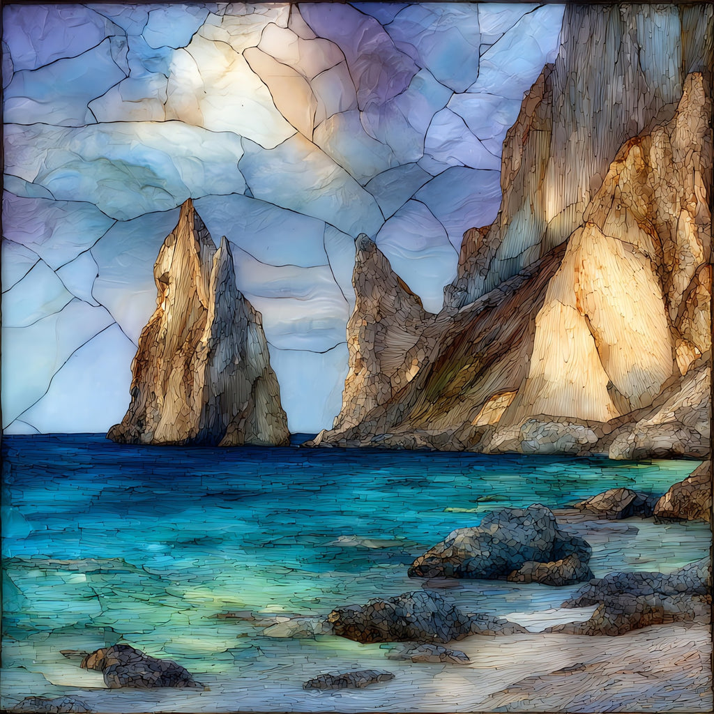 Cala Goloritzé — ceramic art tile